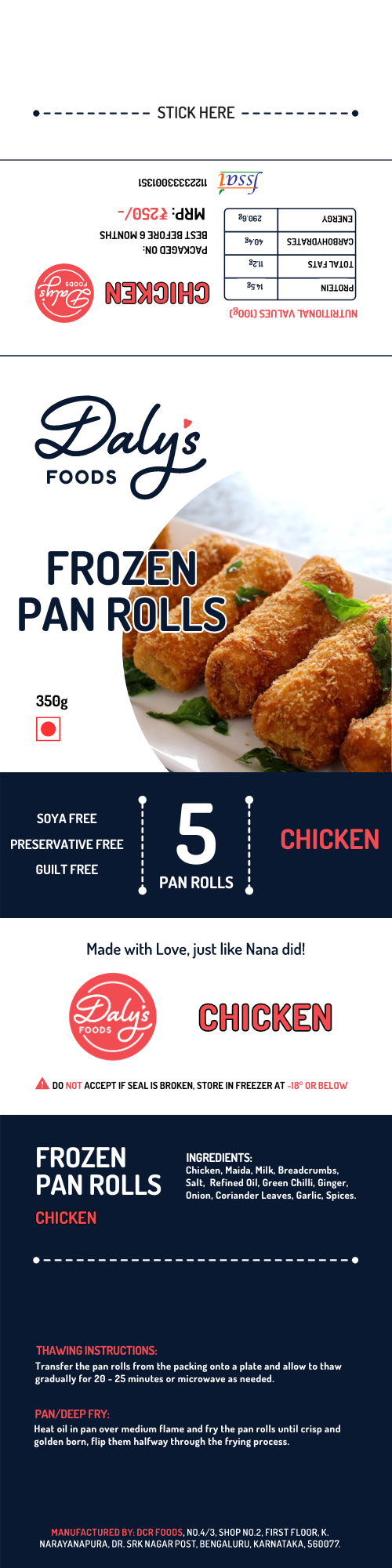 Chicken Pan Rolls