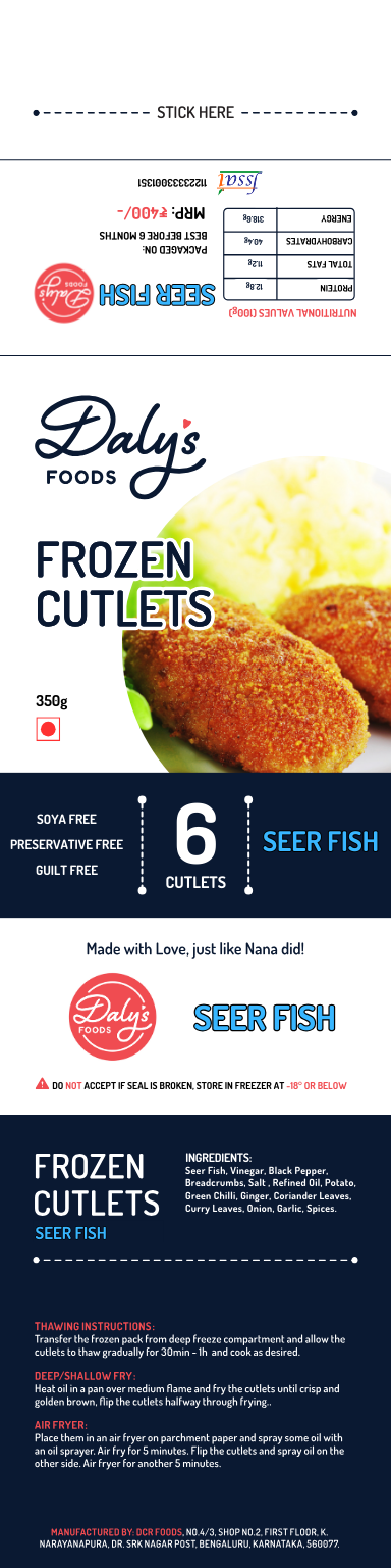 Seer Fish Cutlets
